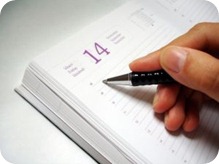 Agenda - anotando