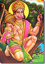 Hanuman in the Ashoka grove