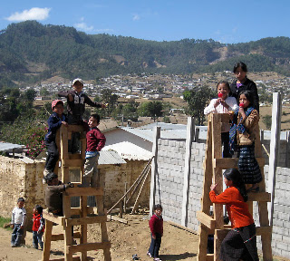 These kids will climb on anything! Photos by TOM HART