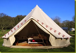 white lady bell tent