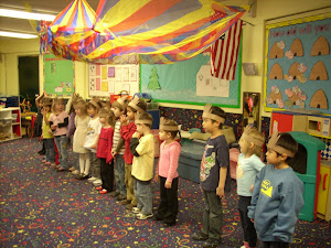 Busy Bees singing at the Holiday Social.
