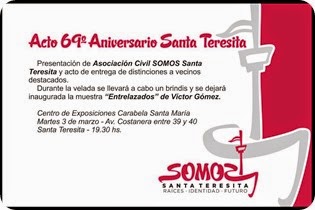 El 3 de marzo se festejará el 69 aniversario de la localidad de Santa Teresita