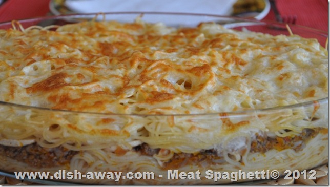 Meat Spaghetti Recipe by www.dish-away.com