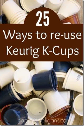 Ideas for reusing Keurig cups - so many creative, clever ideas from home solutions to crafts for kids! Awesome list! Ideas for reusing Keurig cups - so many creative, clever ideas from home solutions to crafts for kids! Awesome list!