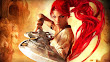 Red Hairs Warrior And Sword