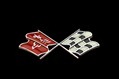 1972 Corvette Crossed Flag Logo