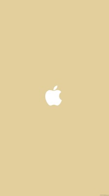 Apple logo gold iphone6 wallpaper