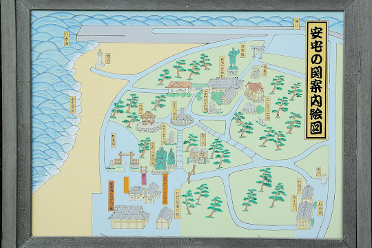 安宅の関案内絵図