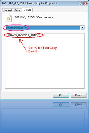 Copy Text Device Manager Properties