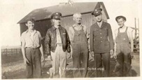 My great uncles, 2 WW2 Vets and 2 later airmen, with their father
