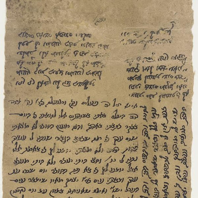 Manuscript folio fragment | Origin: Egypt | Period: later than 1412 C.E. Fatimid period | Details: Not Available | Type: Ink on paper | Size: H: 29.9 W: 11.1 cm | Museum Code: F1908.44oo | Photograph and description taken from Freer and the Sackler (Smithsonian) Museums. fcc1740095d34070b0889afa116412b4.jpg