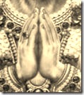 Hanuman praying