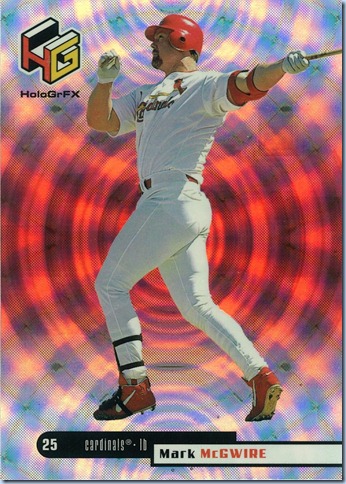 1999 UD HoloGrFX McGwire