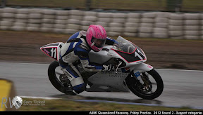 ASBK Queensland Raceway. Friday Practice.  2012 Round 3 - Support categories