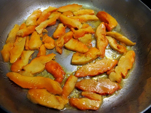 chicken of the woods sauteeing