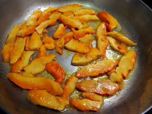 chicken of the woods sauteeing chicken of the woods sauteeing