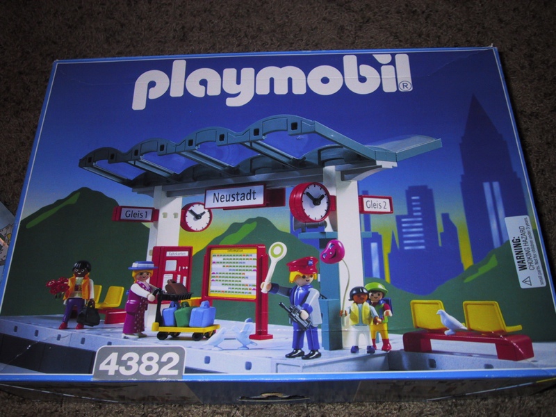 Playmobil 4382 Train Station/Depot w/Box & Instruction eBay