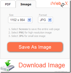 iWeb2x Save As Image 