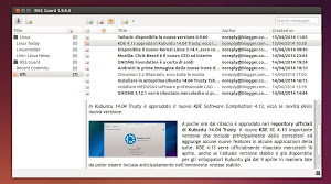 RSS Guard in Ubuntu Linux