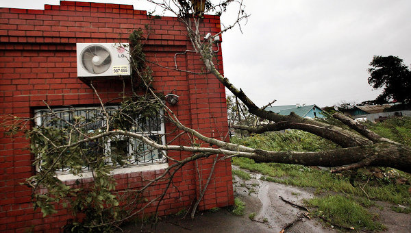 Damage from Typhoon Bolaven in Russia’s Far Eastern Primorye Territory, 29 August 2012. Almost 10,000 people were left without electricity. Vitaly Ankov / RIA Novosti