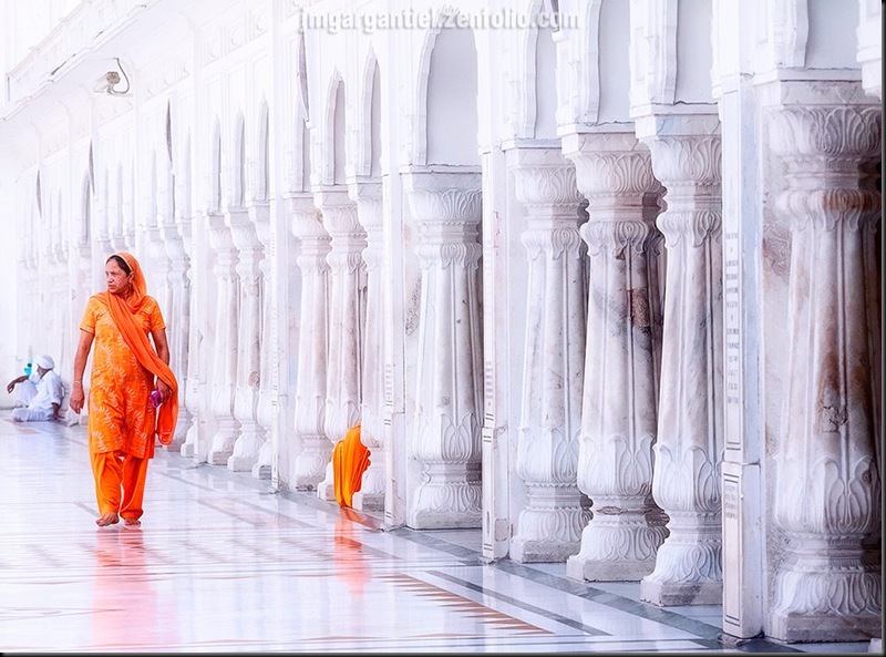 Agent orange... — presso golden temple, Amritsar.