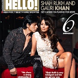 SRK & Gauri Khan On The Cover Of Hello