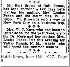 Brown Peden Keys 16 Jun 1927