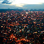 If only to be a city planner... nothing like spelling out your name in lights!  Its possible that Bogota was designed by Elvis... if you squint.