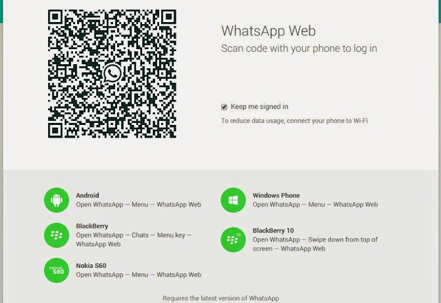 Tomorrow's technologies today!: WhatsApp Now On Your Desktop