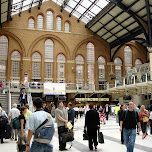 london station in London, United Kingdom 