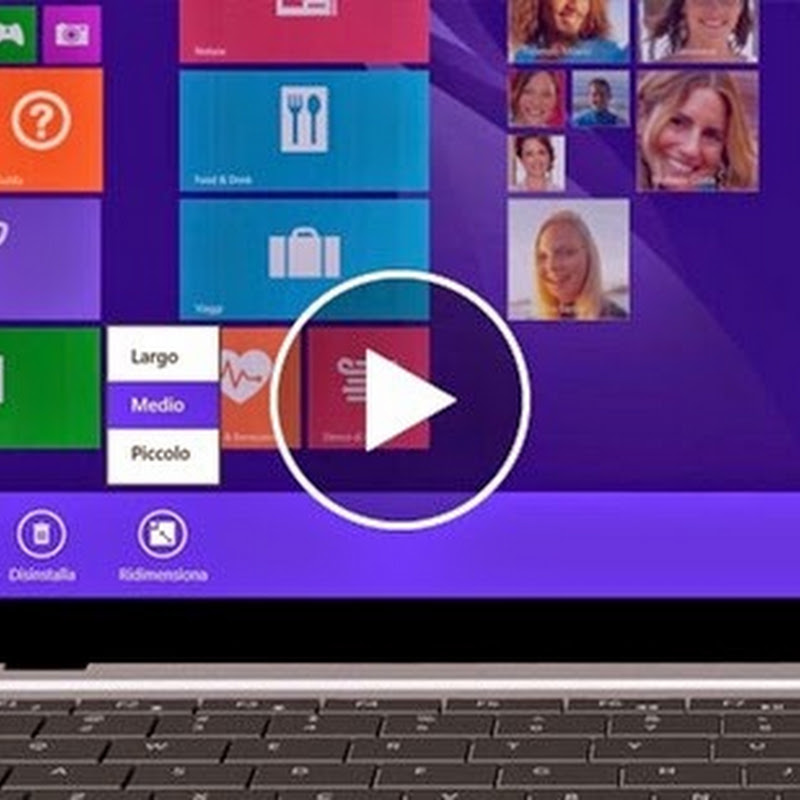 Guida a Windows 8: app, amici e siti in un'unica posizione.