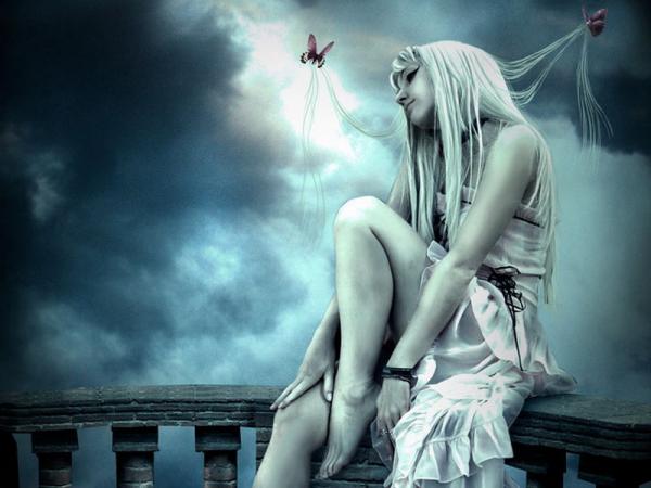 Butterflies In The Hair Of Girl, Magic Beauties 3