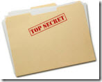 top secret folder top secret folder