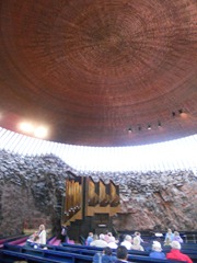 Helsinki, Finland - that roof is made of 15 miles worth of copper wire