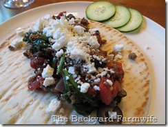 Greek pita tacos - The Backyard Farmwife