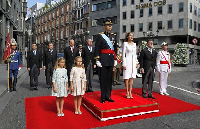 FELIPE VI LLEGA AL CONGRESO PARA SU PROCLAMACIÓN POR LAS CORTES