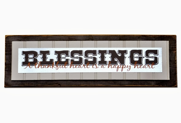 Blessings Plaque