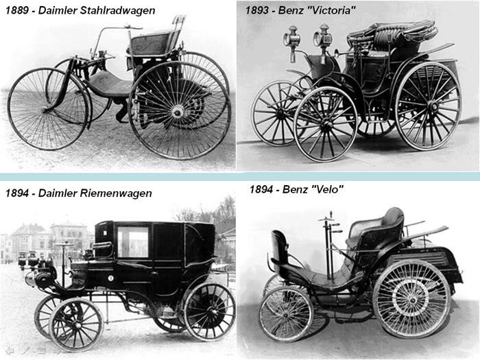 Mercedes Benz from 1886 to 2010