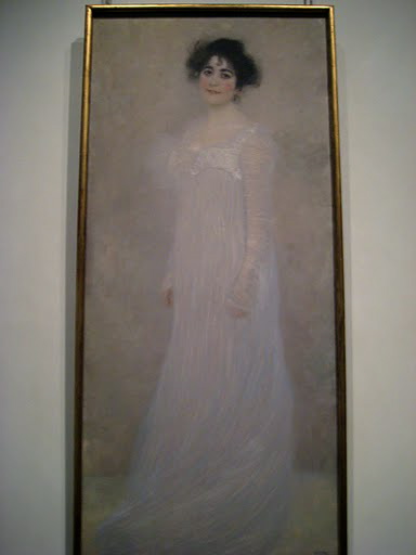 Klimt's portrait of Serena Lederer, completed in 1899.