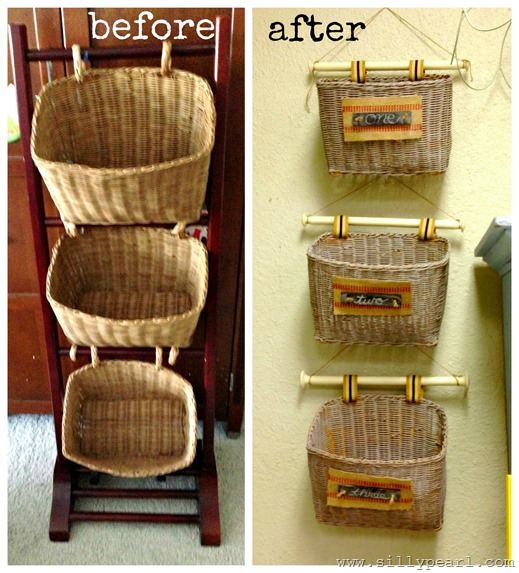 Hanging Basket Makeover - Before and After Hanging Basket Makeover - Before and After