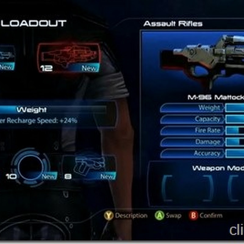 Mass Effect 3: Die große Waffen- und Upgrade-Liste
