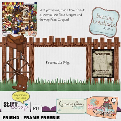 Mommy Me Time Scrapper - Friend - Frame Freebie Preview