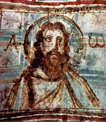 c0 Early Christian Wall Painting Mid 4th century, Rome 