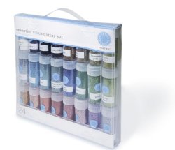 With the Martha Stewart 24-Vial Glitter Multi-Pack, youngsters' crafts will instantly shine. Glitter Multi-Pack, $23, marthastewart.com