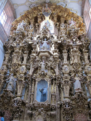 wooden altar