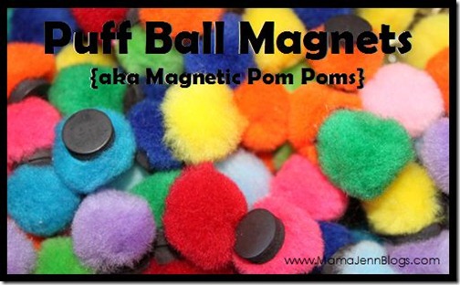 Puff Ball Magnets