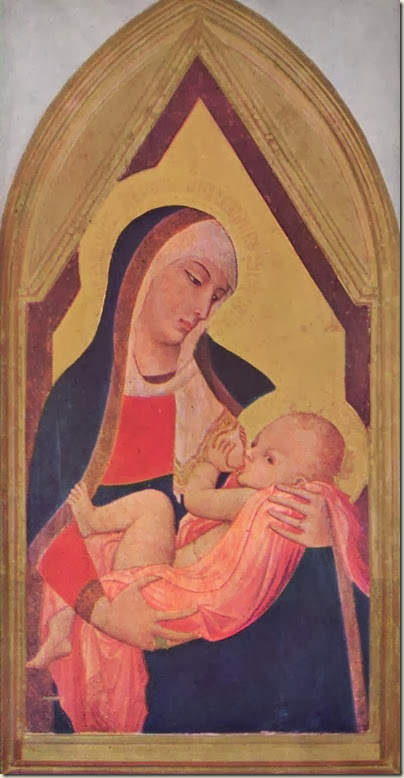 Ambrosio Lorenzetti, Vierge à l'enfant