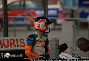 ASBK Queensland Raceway. Saturday qualifying and races.  2012 Round 3 - Support categories