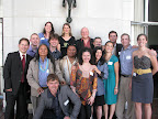 The Amazon Watch team poses with our honored guests from the U'wa indigenous people of Colombia.  
Photo by Amazon Watch.
