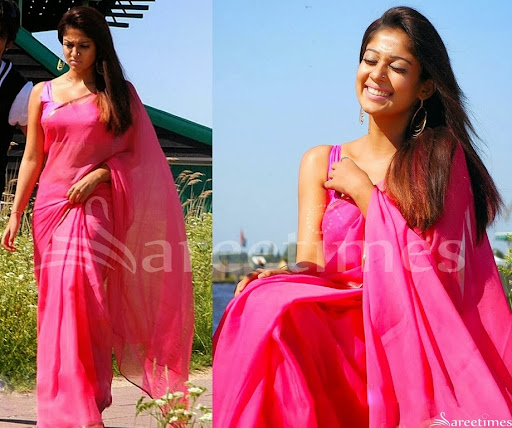 sareetimes: Pink Saree